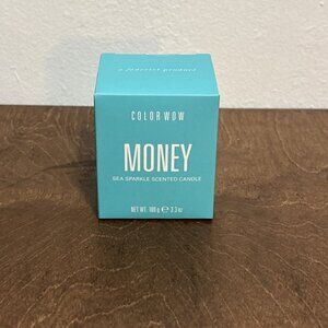 Color Wow Money Sea Sparkling Scented Candle NIB 3.3 Oz Limited Edition